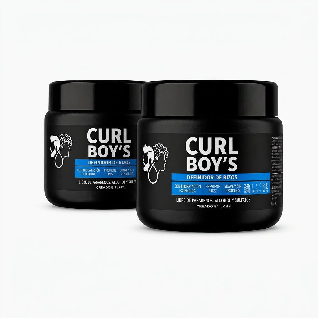 CURLY HAIR BOYS 2x1