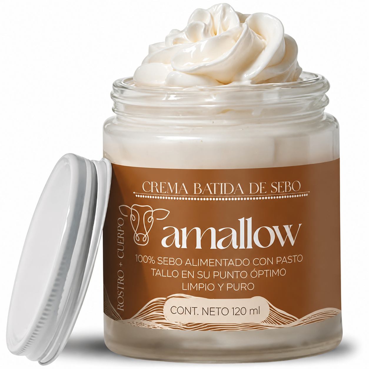AMALLOW Sebo Bioidentico Rostro y Cuerpo